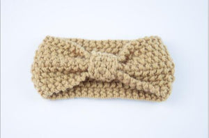Free Shipping Cute Baby Headband Knitted Infant Turban Head Warm head band Toddler Headwear Hair Band Birthday Gift For Kids