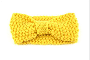 Free Shipping Cute Baby Headband Knitted Infant Turban Head Warm head band Toddler Headwear Hair Band Birthday Gift For Kids