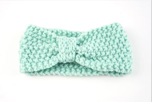 Free Shipping Cute Baby Headband Knitted Infant Turban Head Warm head band Toddler Headwear Hair Band Birthday Gift For Kids