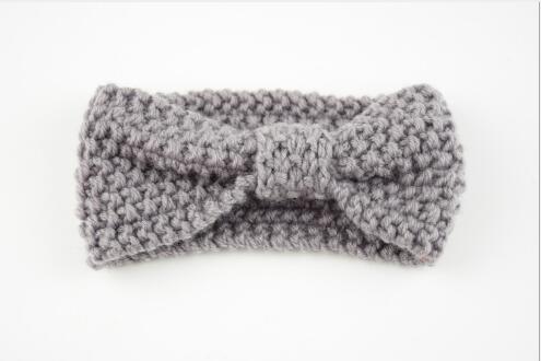 Free Shipping Cute Baby Headband Knitted Infant Turban Head Warm head band Toddler Headwear Hair Band Birthday Gift For Kids