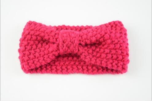 Free Shipping Cute Baby Headband Knitted Infant Turban Head Warm head band Toddler Headwear Hair Band Birthday Gift For Kids