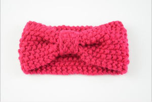 Free Shipping Cute Baby Headband Knitted Infant Turban Head Warm head band Toddler Headwear Hair Band Birthday Gift For Kids
