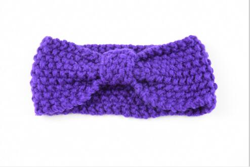 Free Shipping Cute Baby Headband Knitted Infant Turban Head Warm head band Toddler Headwear Hair Band Birthday Gift For Kids