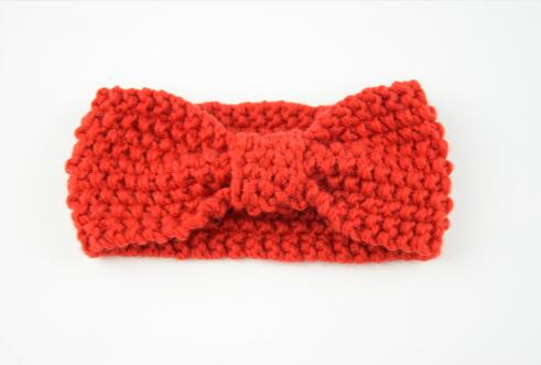 Free Shipping Cute Baby Headband Knitted Infant Turban Head Warm head band Toddler Headwear Hair Band Birthday Gift For Kids