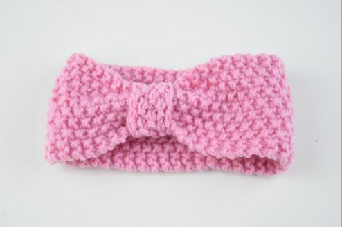 Free Shipping Cute Baby Headband Knitted Infant Turban Head Warm head band Toddler Headwear Hair Band Birthday Gift For Kids