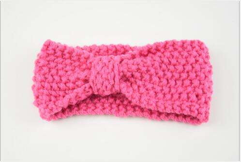 Free Shipping Cute Baby Headband Knitted Infant Turban Head Warm head band Toddler Headwear Hair Band Birthday Gift For Kids