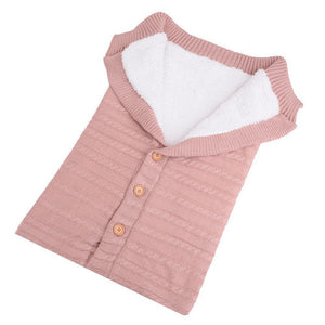Baby Stroller Sleeping Bag Newborn Cotton Knitting Envelope Autumn Winter Warm Sleepsacks For Footmuff Swaddle Wrap Slaapzak