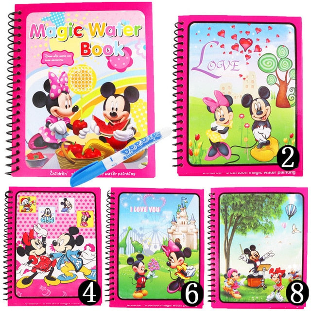 Montessori Painting Drawing Board For Kids Toys Coloring Book Doodle & Magic Pen Magic Water Drawing Book Birthday Gift