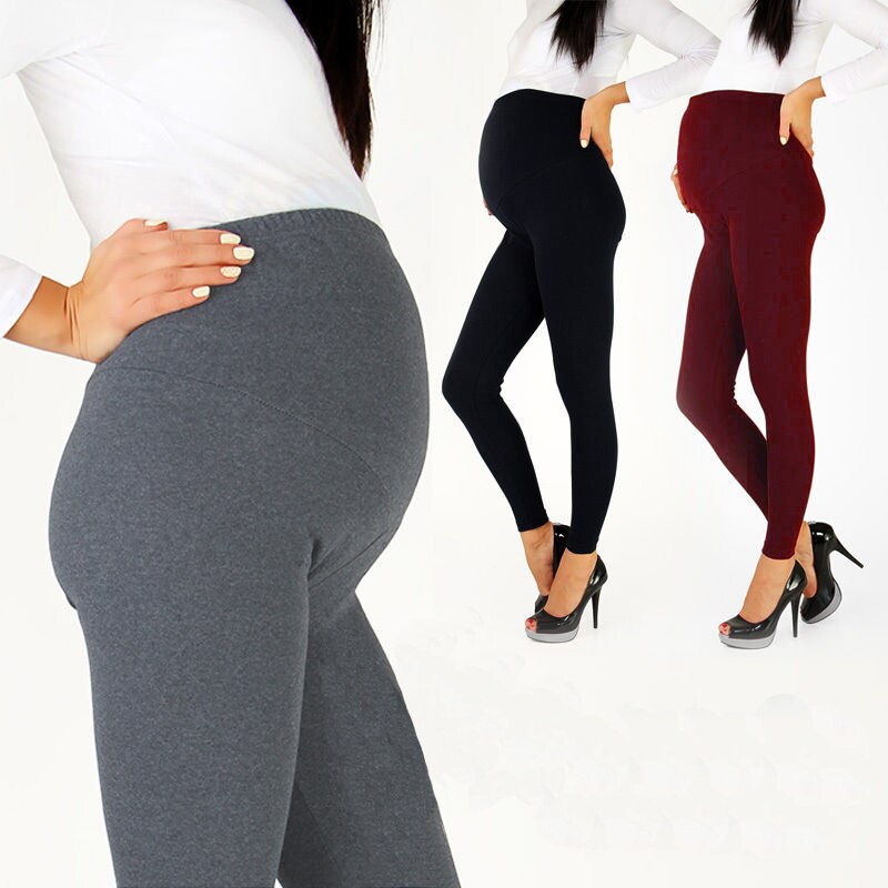 Hirigin 2019 Pregnant Women High Waist Leggings Long Pants Maternity Elastic Casual Trousers