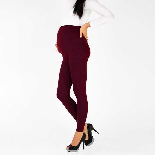 Hirigin 2019 Pregnant Women High Waist Leggings Long Pants Maternity Elastic Casual Trousers