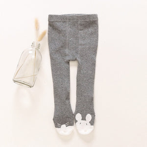 Baby Autumn Winter Tights Baby Toddler Kid Girl Stockings Cotton Warm Pantyhose Solid Cartoon Newborn Tight Infant Pantyhose
