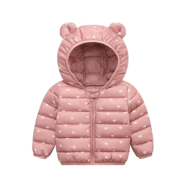 Waiwaibear New Baby Winter Coats Down Cotton  Coat  Jacket kids Baby Clothes Hooded infant  Down Jacket For Boys & Girls Clothes