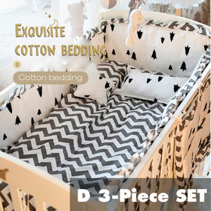 Multiple sizes baby crib Bedding Four Or Five Set Pure Cotton Defence Collide Can Unpick And Wash Full Cotton bumper pillow
