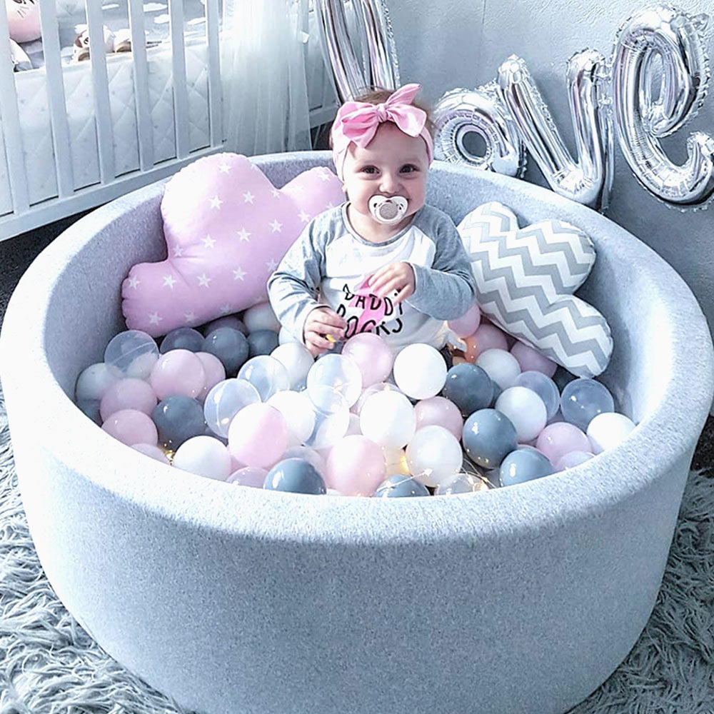 INS Kids Playpen Ocean Ball Pit Baby Pool Infant Sponge Children's Playpen Soft Round Colorful Ball Pits Baby Fence Room Decor
