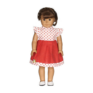Doll Baby Dress Doll Clothes Handmade Western Dress For 18 Inch American Doll & 43 Cm Baby Doll For Our Generation  Girl`s Toy