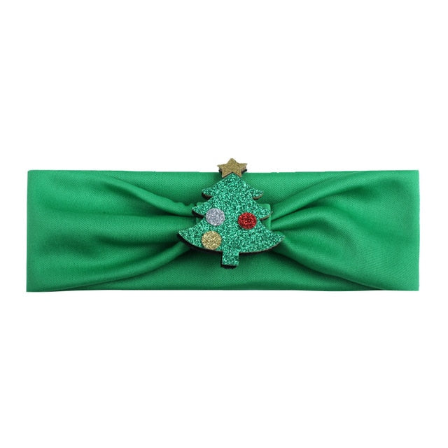 1pc baby headband Christmas Tree Santa Claus Headwear Hair Band Head Piece Accessories Fashion Hot children kids Baby girls