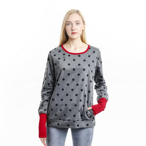 Maternity Breastfeeding Hoodie Autumn Pregnant Sweatshirt  Women Pregnancy Hooded Lactation Clothes For Nursing Mothers Clothing