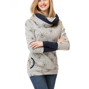 Maternity Breastfeeding Hoodie Autumn Pregnant Sweatshirt  Women Pregnancy Hooded Lactation Clothes For Nursing Mothers Clothing