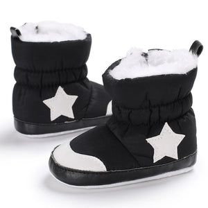 DOGEEK 0-18M Winter Baby Girl Boy Booties Infant Toddler Snow Boots Newborn Warm Anti-slip Soft Sole Shoes Fashion Anti-dirty