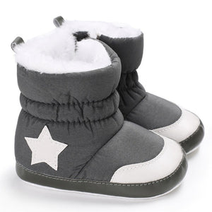 DOGEEK 0-18M Winter Baby Girl Boy Booties Infant Toddler Snow Boots Newborn Warm Anti-slip Soft Sole Shoes Fashion Anti-dirty