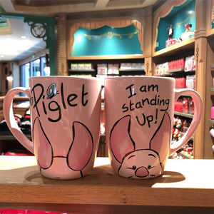 1 Piece 500mL Disney Mickey Minnie Cartoon Ceramic Water Cup Coffee Milk Mug Home Office Collection Cups Women Girl Gifts