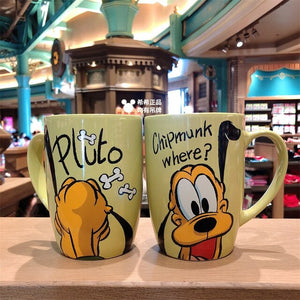 1 Piece 500mL Disney Mickey Minnie Cartoon Ceramic Water Cup Coffee Milk Mug Home Office Collection Cups Women Girl Gifts
