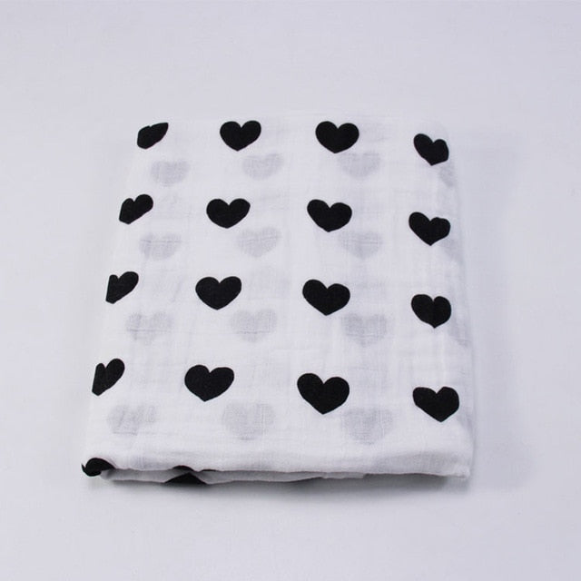Muslin Blanket 100% Cotton Baby Swaddles 120*120cm Soft Newborn Blankets Bath Gauze Infant Kids Wrap Sleepsack Stroller Cover