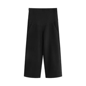 Plus Size Pregnant Women's Adjustable Belt Pants Autumn New Fashion Pregnant Women Pants Wear Casual Nine Pants Women Clothes