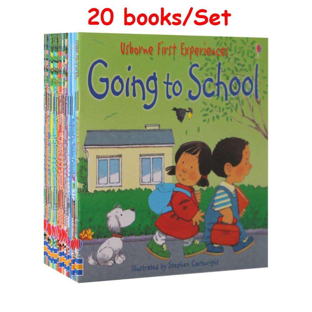 20 Books/12Books for 1 Set Kids Usborne Story Picture Books Farmyard Tales Baby Famous English Book Children Educational 15x15CM