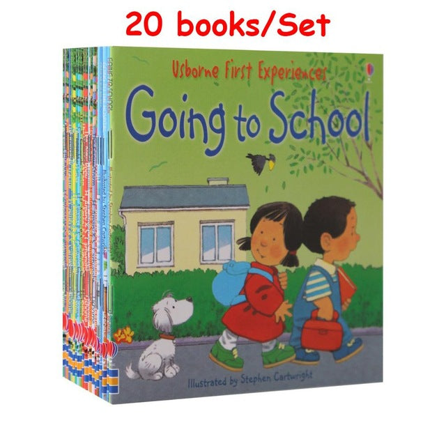 20 Books/12Books for 1 Set Kids Usborne Story Picture Books Farmyard Tales Baby Famous English Book Children Educational 15x15CM