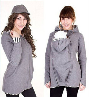 Womens Warm Winter Baby Carrier Safe Jacket Maternity Pregnant Outerwear Coat