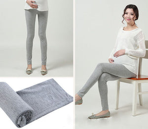 Pregnant Women Ladies Fashion Colorful Thick Comfortable Warmer Leggings Maternity Pants Capris