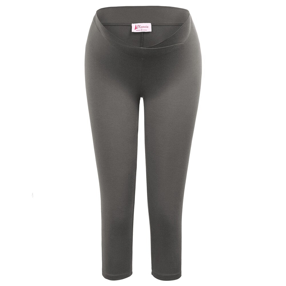 Ladies Pants Maternity Cross front Casual Summer Slim fit Homewear Elastic Womens Pregnant