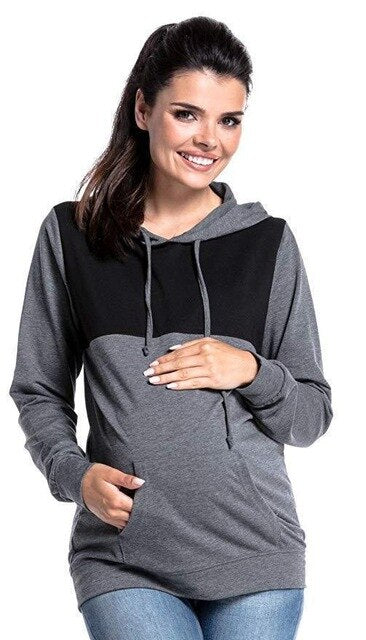 2019  Europe and America Autumn spring hoodies women casual pregnant long sleeve o-neck female sweatshirt