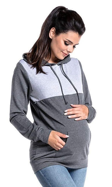 2019  Europe and America Autumn spring hoodies women casual pregnant long sleeve o-neck female sweatshirt