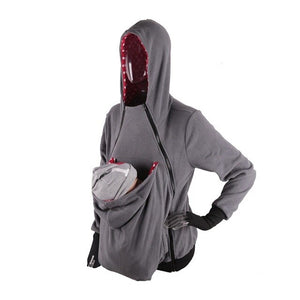 NEW Maternity clothing pregnancy women mother pullover hoodies autum winter baby carry Oblique Zipper warm pregnant Sweatshirts