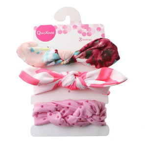 3Pcs Cute Rabbit Ear Baby Headband Neonata Bow Flower Elastic Haarband Baby Girls Headbands Children Turban Hair Accessories Set
