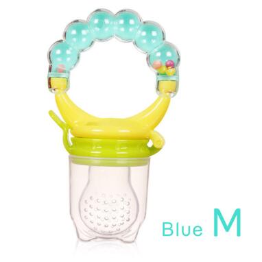 Baby Fresh Food Feeder Safety Infant Pacifiers Fresh Fruit Nibbler Rotating Mills Chew Fruit Nipples Grinder Feeding Toys