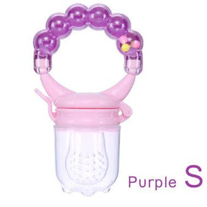 Baby Fresh Food Feeder Safety Infant Pacifiers Fresh Fruit Nibbler Rotating Mills Chew Fruit Nipples Grinder Feeding Toys