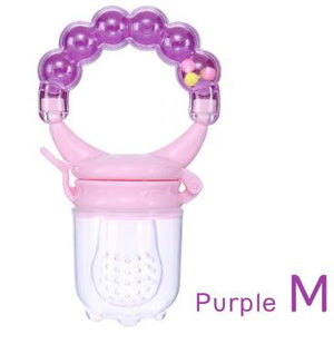 Baby Fresh Food Feeder Safety Infant Pacifiers Fresh Fruit Nibbler Rotating Mills Chew Fruit Nipples Grinder Feeding Toys