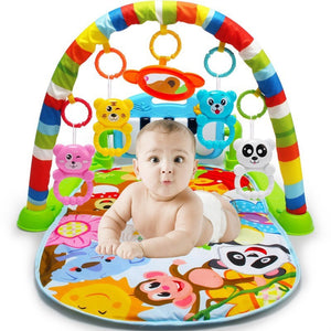 Baby Play Mat Kids Rug Educational Puzzle Carpet With Piano Keyboard And Cute Animal Playmat Baby Gym Crawling Activity Mat Toys