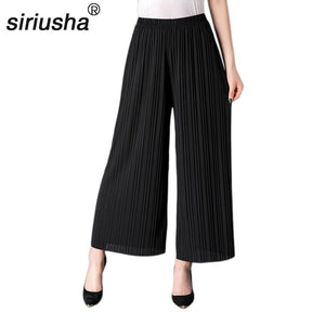 2019 Vadim Sweatpants Pleated Skirt Pants Home Wide Leg Trousers Pregnant And Postpartum Preferred Cute Mom Maximum Waist 140cm