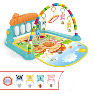 Baby Play Mat Kids Rug Educational Puzzle Carpet With Piano Keyboard And Cute Animal Playmat Baby Gym Crawling Activity Mat Toys