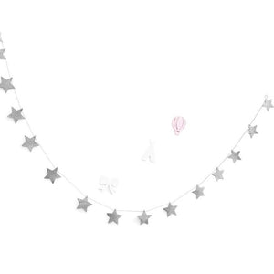 Mosquito Net Hanging Decoration Gold Silver Sparkling Stars baby room decor Children's Rooms Walls Decor baby bed