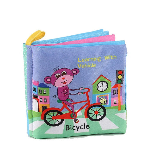Baby Toys Knowledge Baby Cloth Book Around Multi-touch Multifunction Fun And Double Colorful Newborn Bed Bumper 0-12 Months