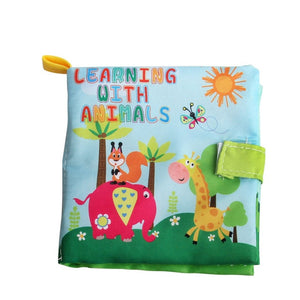 Baby Toys Knowledge Baby Cloth Book Around Multi-touch Multifunction Fun And Double Colorful Newborn Bed Bumper 0-12 Months